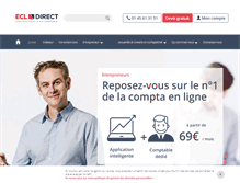 Tablet Screenshot of expert-comptable-tpe.fr